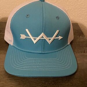 Blue and White Trucker Hat